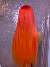 Load image into Gallery viewer, Orange ombre Frontal Wig