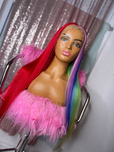 Load image into Gallery viewer, 28in HD Trollz Inspired Frontal Wig