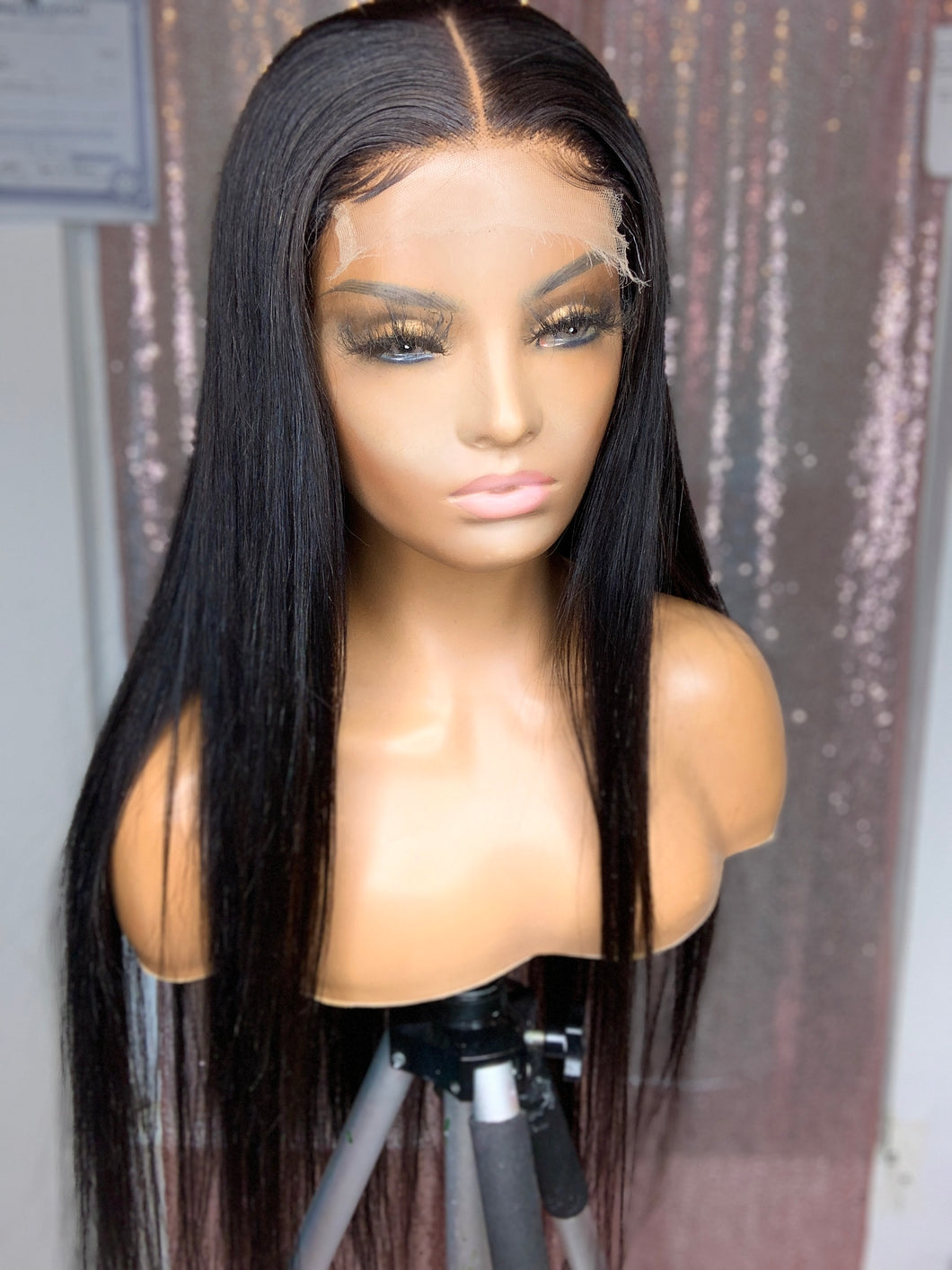 Black Closure Wig