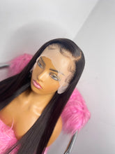 Load image into Gallery viewer, Black Glueless Frontal Wig