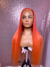 Load image into Gallery viewer, Orange ombre Frontal Wig